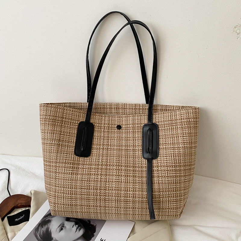 Women’s Messenger Bag Dashion Large-Capacity Shoulder Bag - Brown