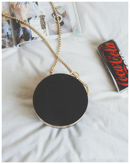 Velvet ball shoulder bag