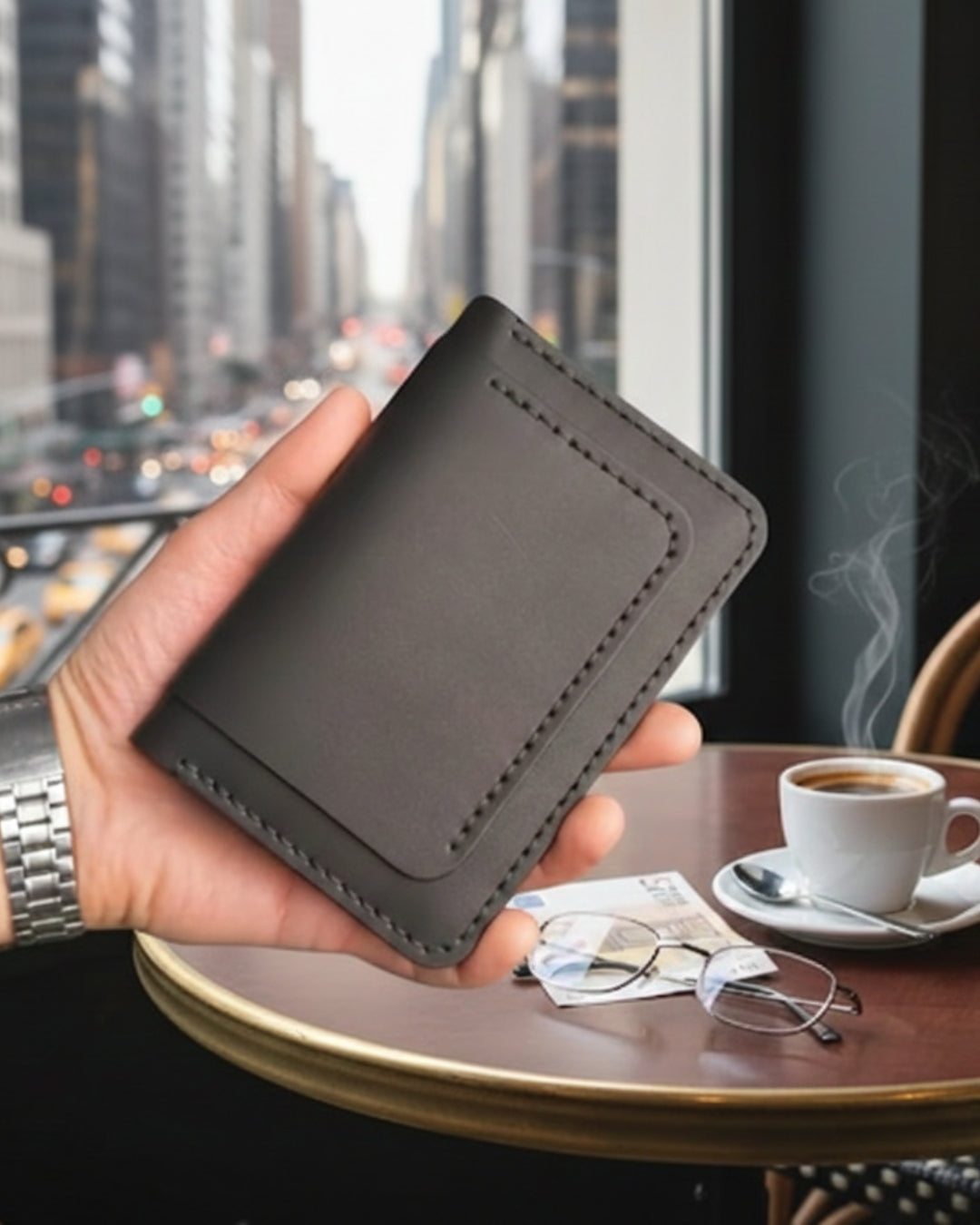 MODISTAZ Maxi Wallet — Genuine Leather