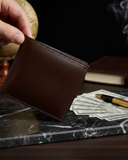 Maxi Wallet — Genuine Leather