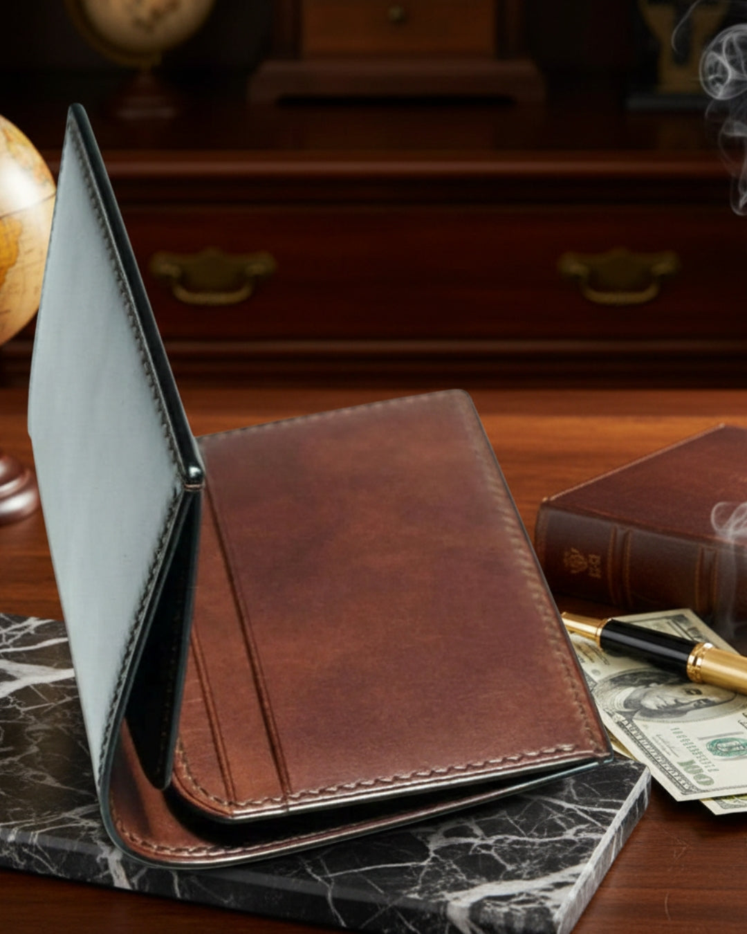 Maxi Wallet — Genuine Leather