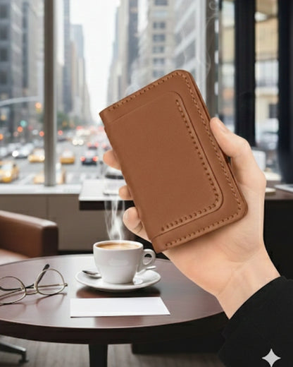 MODISTAZ Maxi Wallet — Genuine Leather