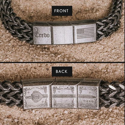 Deal 33% Off- Knight's Creed BELIEVE Credo Bracelet: Helps Pair Veterans with Service or Shelter Dogs